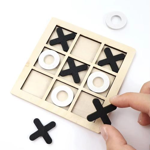 Making XO Tic Tac Toe Toys for Children's Intellectual and Logical Thinking Training