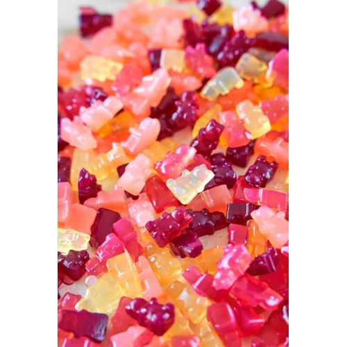 Gummy Bear Candy Molds Mini Size Silicone Molds For Hard Candy With 2 Droppers, Gummy, Caramels, Chocolate, Ganache, Ice Cubes, 4Packs, 200 Cavity