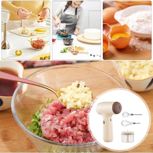 2-in-1 single-speed egg beater, baking cream mixer, electric hand blender
