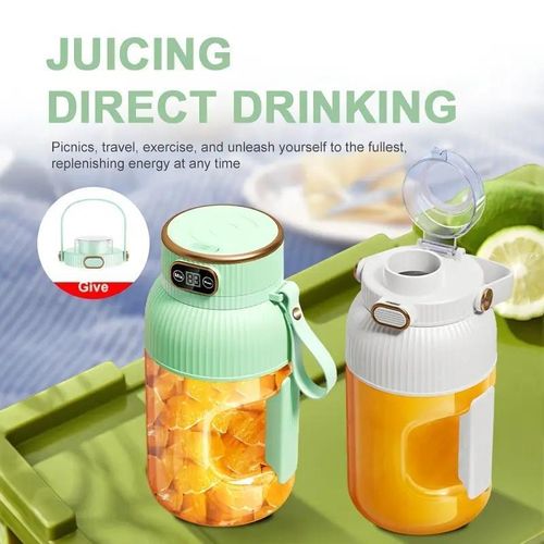 1200ml Electric Juicer Cup, Ice Crusher - Green