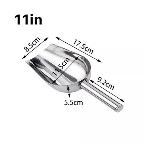 Stainless Steel Ice Scoop Metal Food Scoop Small Size Popcorn Coffee Beans Tools