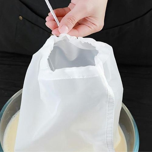 3-Pack Reusable Nylon Food Strainers Fine Mesh Nut Milk Bags, Cheese Cloth, Coffee Filter -