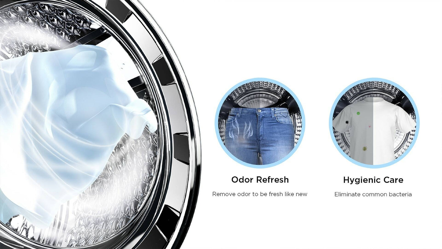 TCL 10KG FRONT LOAD WASHING MACHINE, SUPERIOR LAUNDRY CARE, ADVANCED WASHING TECHNOLOGY WITH SMART INVERTER MOTOR