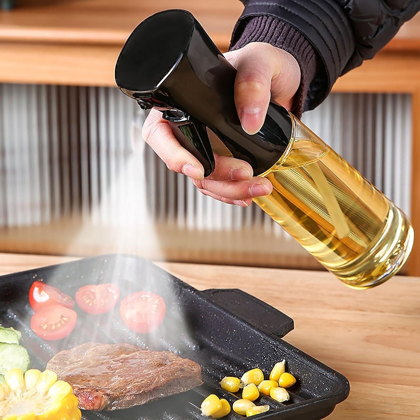 2 Pcs 200ML Oil Water Spray Bottles, Hair Spray Bottle