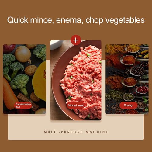 Electric Garlic Chopper 250ml, Portable Kitchen Meat Grinder，Mini USB Charging Wireless Food Slicer