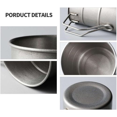 304 stainless steel mug, outdoor camping b-eer mug with wooden lid