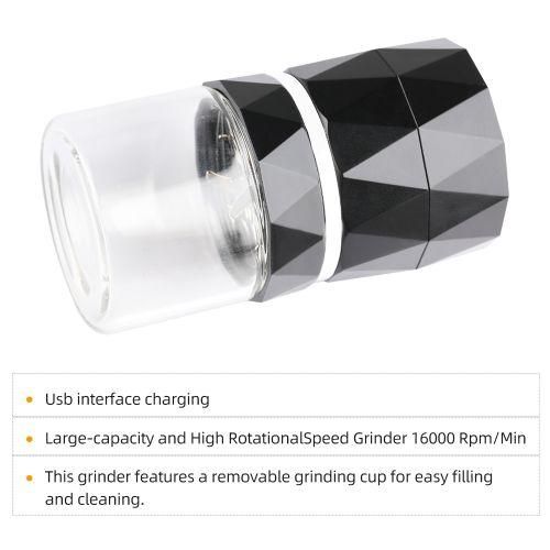 Grinder Home Portable Mini Electric USB Smoke Grinder 200W
