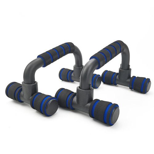 Five-piece ab wheel workout set, gym push-up machine - blue