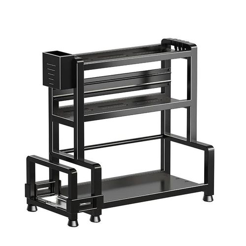 50cm 3-tier spice rack, chopsticks/k-n-ife storage rack
