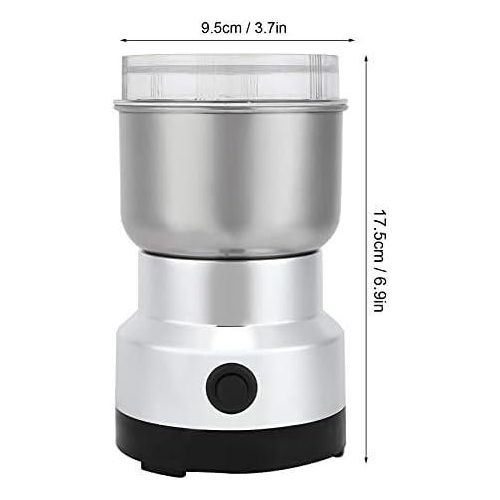 Multifunctinal Electric Coffee Grinder, Kitchen Grains Nuts Beans Spices Milling Machine Coffee Grinder with Dry Grains and Green Beans for Home