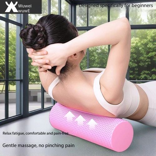Yoga Foam Roller High-density EVA Portable &amp; Lightweight Self Massager for Back, Legs, Gym, Pilates &amp; Yoga