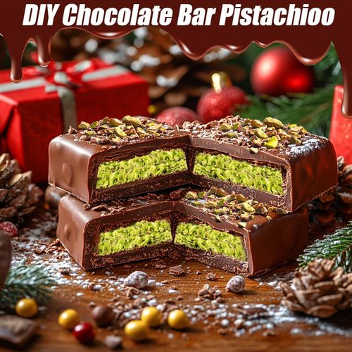 Square Chocolate Molds Silicone, 2pcs 9-Cavity Deep Chocolate Bar Molds DIY 6.3 x 6.3 x 2.5cm Dubai Chocolate Bar,Chocolate Covered Cookies,Silicone Molds for Baking Granola Bar, Brownie, Muffin