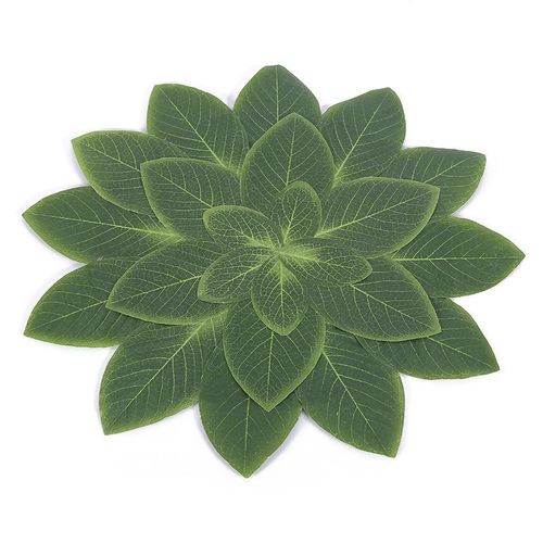 Simulated leaf placemat, waterproof/oil-proof and heat-insulating mat