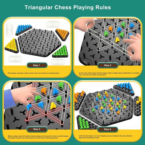 Triangle Band Game, Professional Board Game for Children Aged 7+