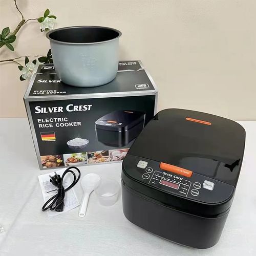 5L Multifunctional Non-Stick Rice Cooker For Kitchen Smart Home - UK - Black