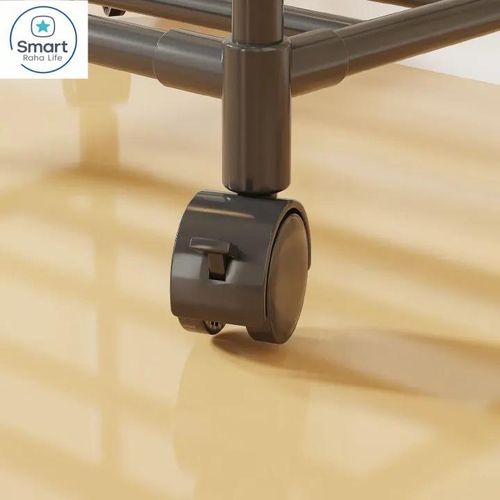 Smartraha life RahaLife Multifunctional Floor Standing Storage Rack Multi-Tier Kitchen Organizer for Microwave, Utensils Bathroom &amp; Home Use Sturdy Steel Shelf