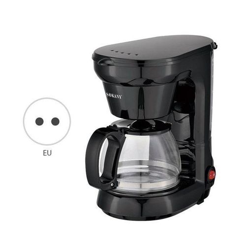 Sokany Hot Sale 650W 750ml Coffee Maker/Coffee Machine 6 Cup, With Glass Carafe And Drip Stop Mechanism To Avoid Spillage And Dishwasher Safe, For Drip Coffee And Expresso Black