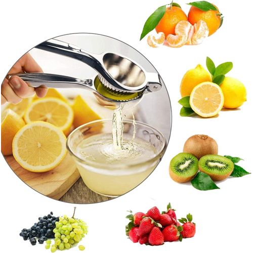 KnMn Large Size Lemon Squeezer Heavy Duty Zinc Manual Lemon Juicer