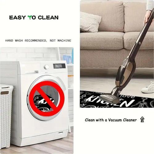 L-shaped household kitchen oil-absorbing and non-slip foot mat (150*150cm)