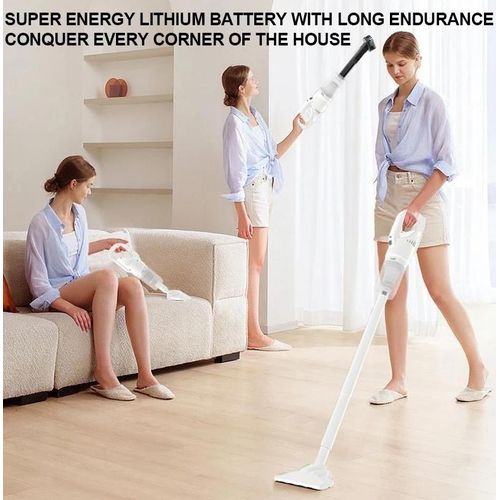 2 In 1 Cordless Wireless Rechargeable Vacuum Cleaner,Portable Handheld Silent Vacuum Cleaner For Household Cars-High Power, Strong Suction