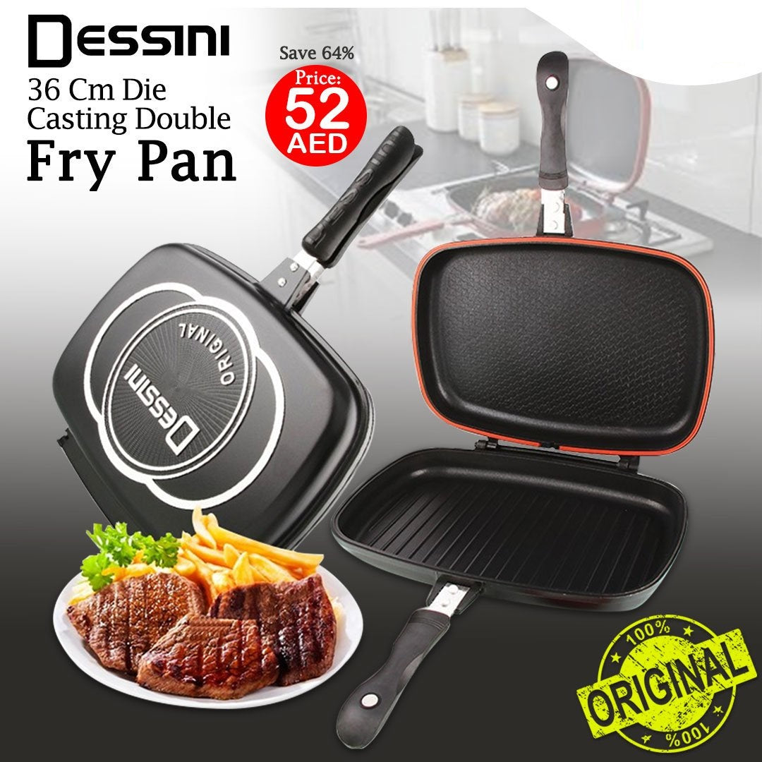 Dessini double sided grill pan