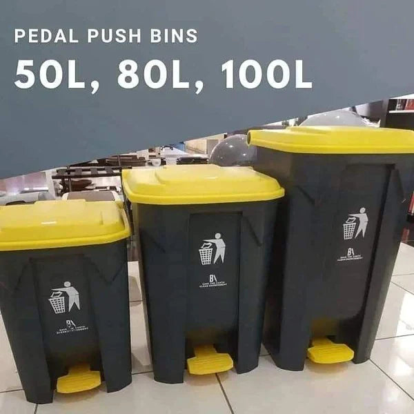 Pedal Push Dustbin Trash Bin