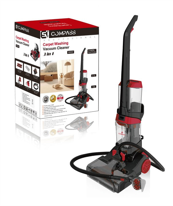 DSP 3-in-1 Vacuum Cleaner & Carpet Washing Machine – Powerful Suction Cleaning System