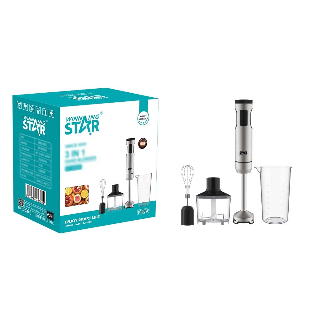 Winning Star 4-in-1 Electric Hand Mixer & Blender 220V | Egg Whisk Kitchen Hand Blender