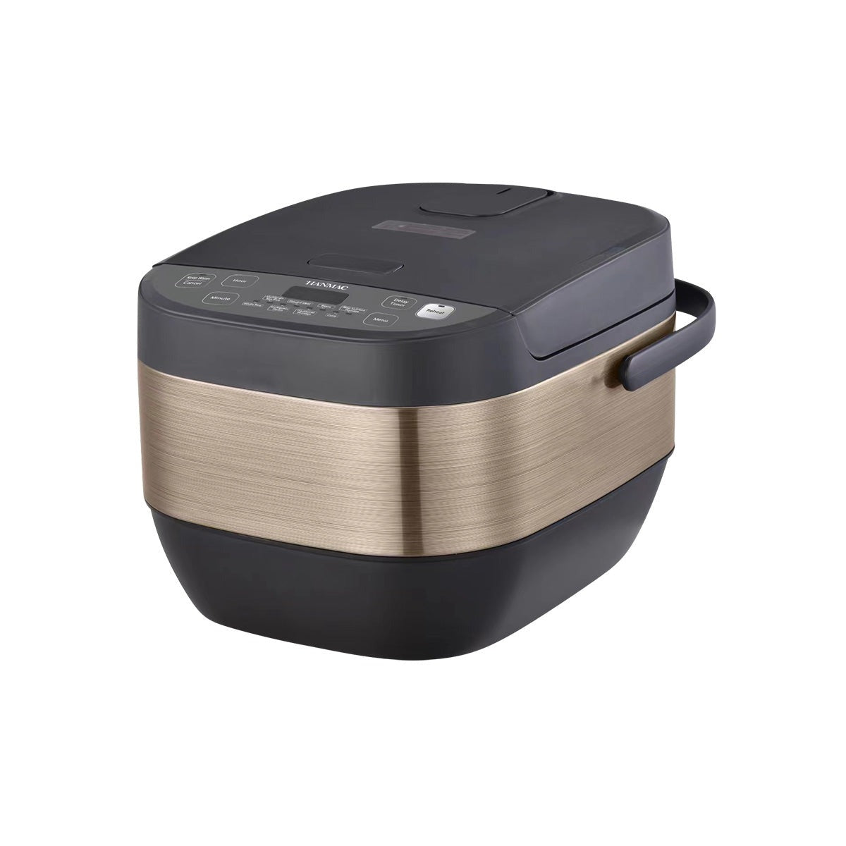 Hanmac  5.5L 9-in-1 Multi Cooker  Rice Cooker– 1100W, Stainless Steel Body, Delay Timer, Non-Stick Bowl & Family-Sized Capacity