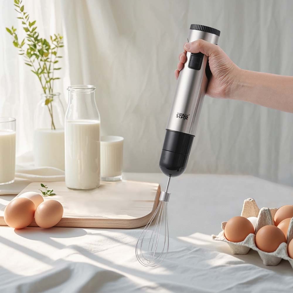 Winning Star 4-in-1 Electric Hand Mixer & Blender 220V | Egg Whisk Kitchen Hand Blender
