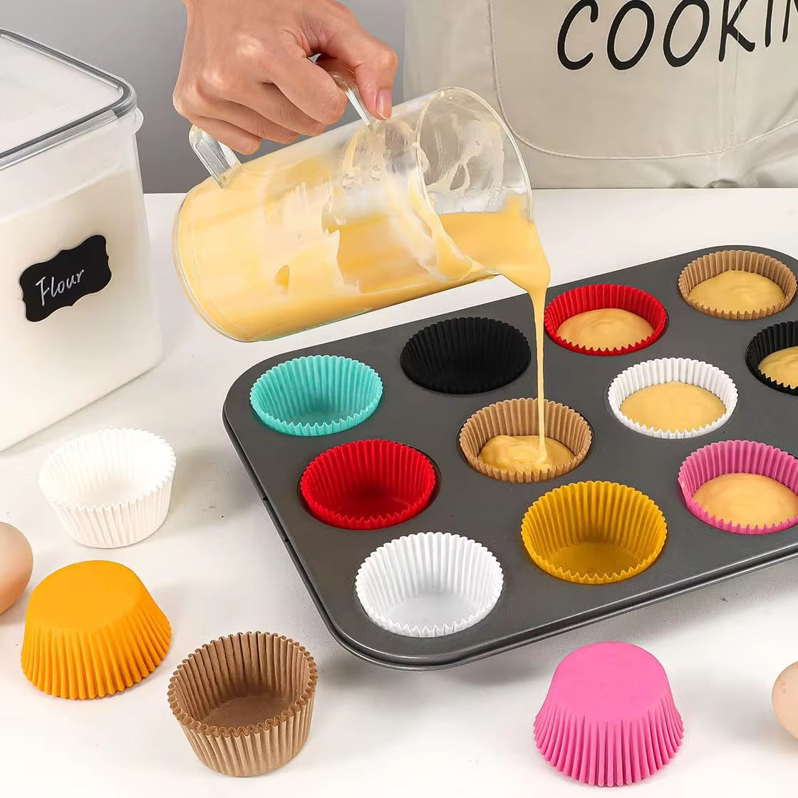 12-Cup Muffin Pan | Non-Stick Carbon Steel Cupcake Baking Tray in Kenya