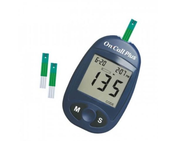 On Call Plus Glucometer Kit- Blood Sugar Monitor
