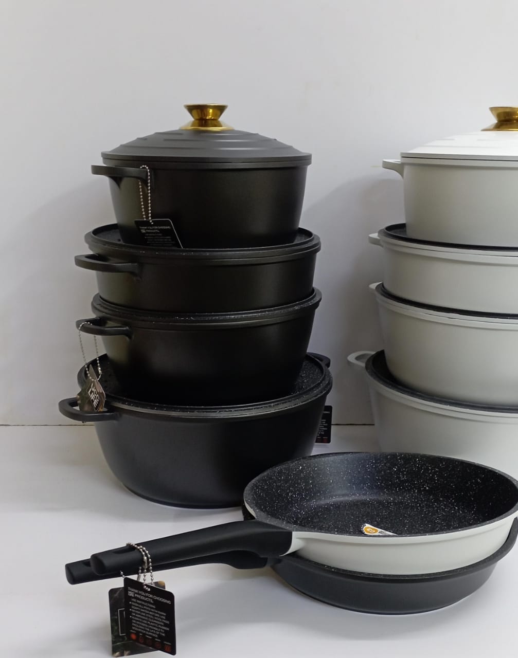 UccLife 11pcs Non-Stick Cookware Set | Pots & Pans Set