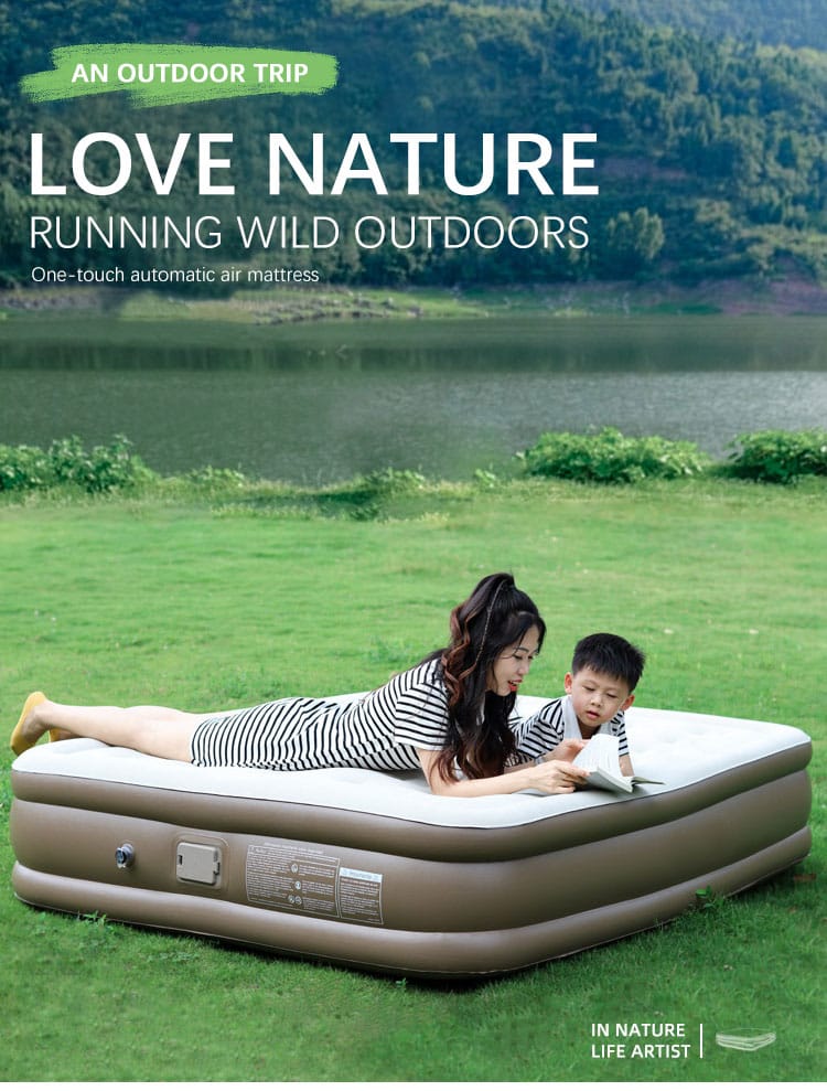 Inflatable Airbed/ Air Mattress with in built Pump