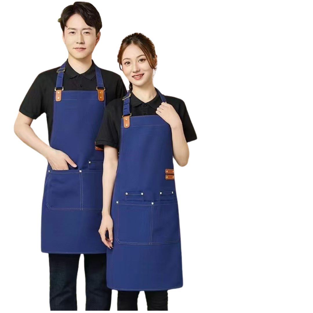 Canvas Cross Back Chef Apron | Adjustable Straps & Large Pockets Kenya