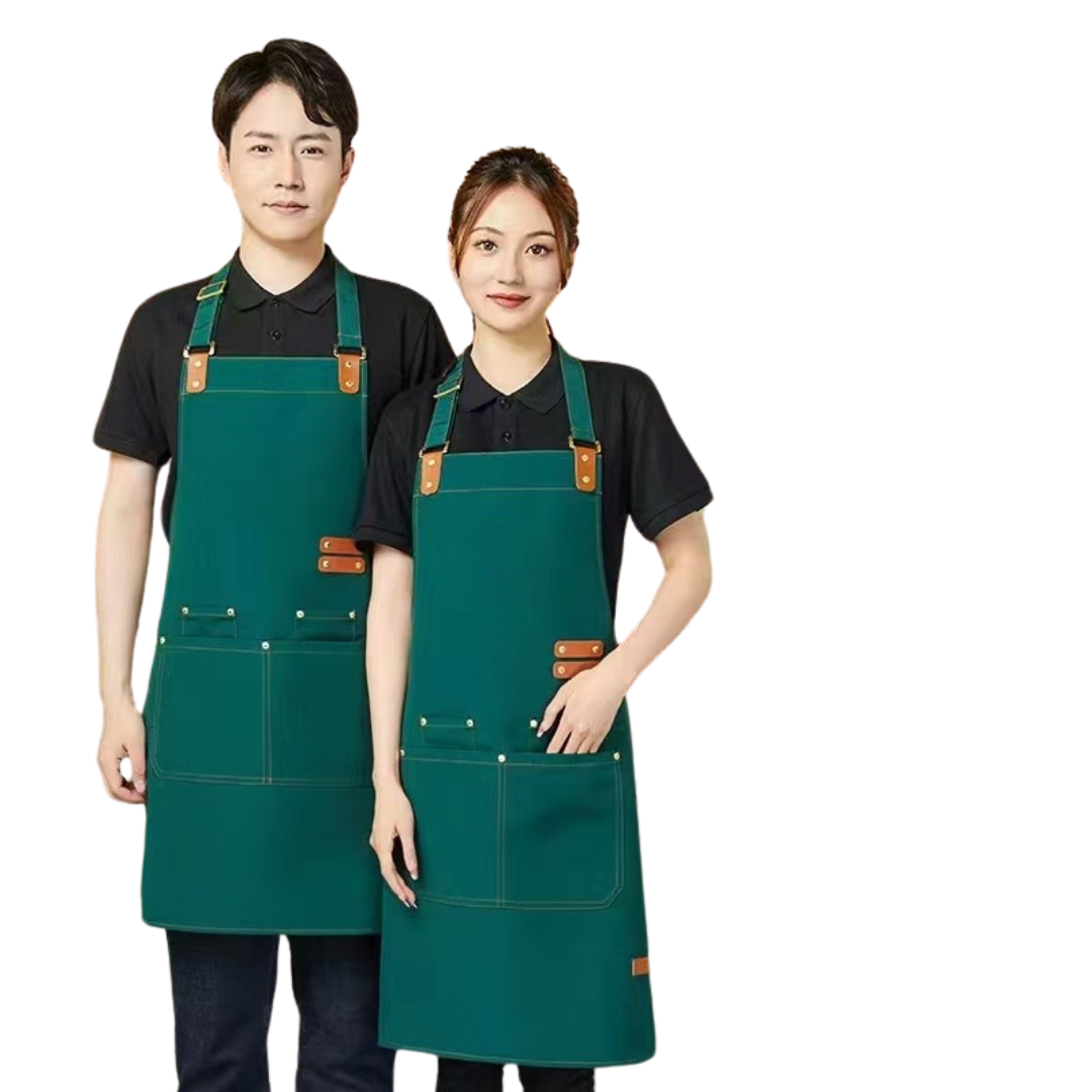 Canvas Cross Back Chef Apron | Adjustable Straps & Large Pockets Kenya