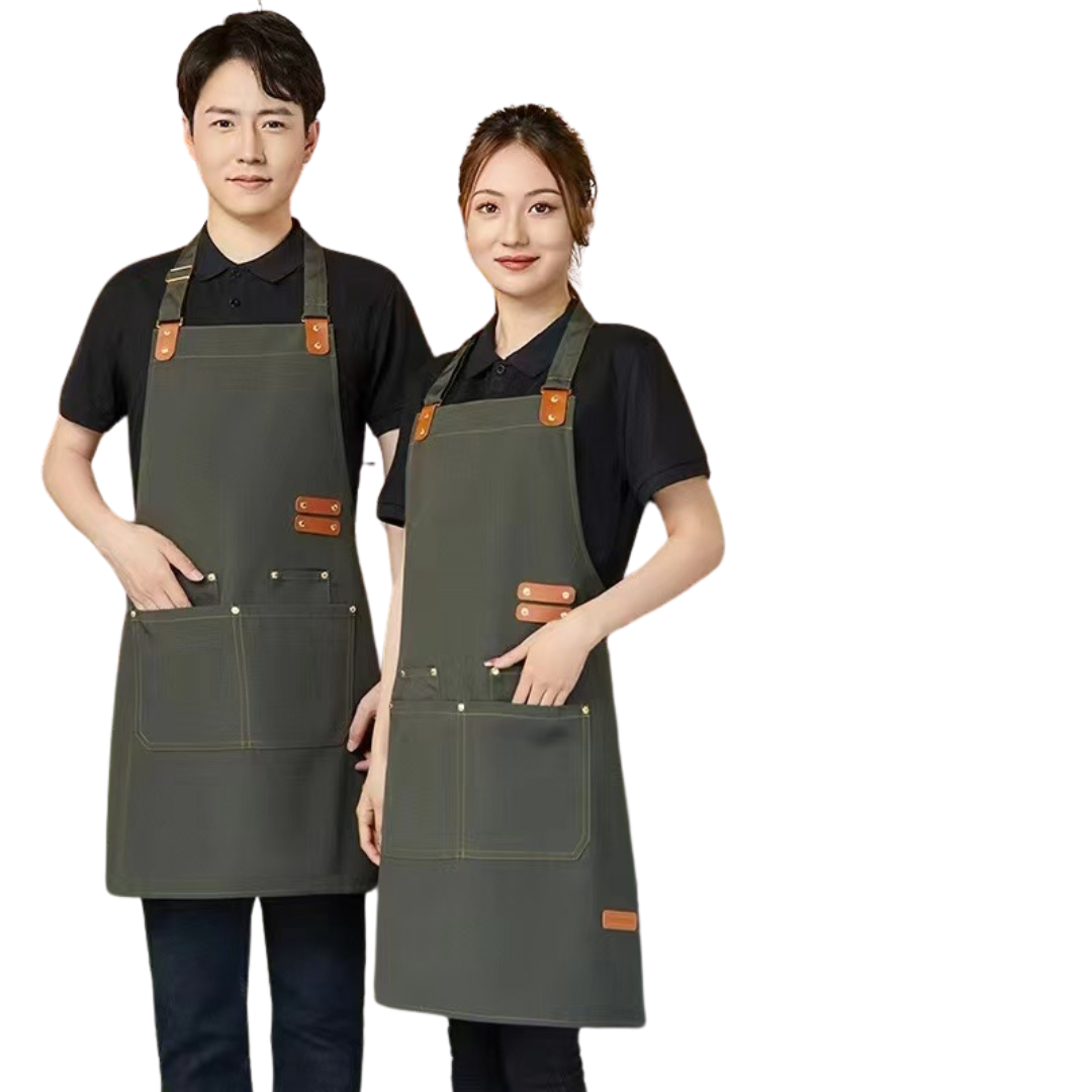Canvas Cross Back Chef Apron | Adjustable Straps & Large Pockets Kenya