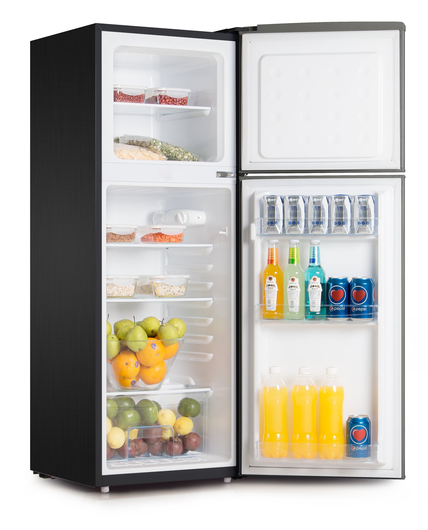 VON VART-19DHS Double Door Fridge 136L - Silver (1YR WRTY)