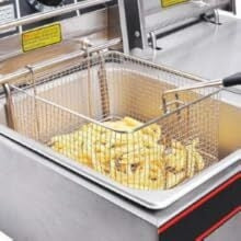 Nunix  Double Tank 6+6LT CHIPS/CHICKEN Stainless Steel double Deep Fryer