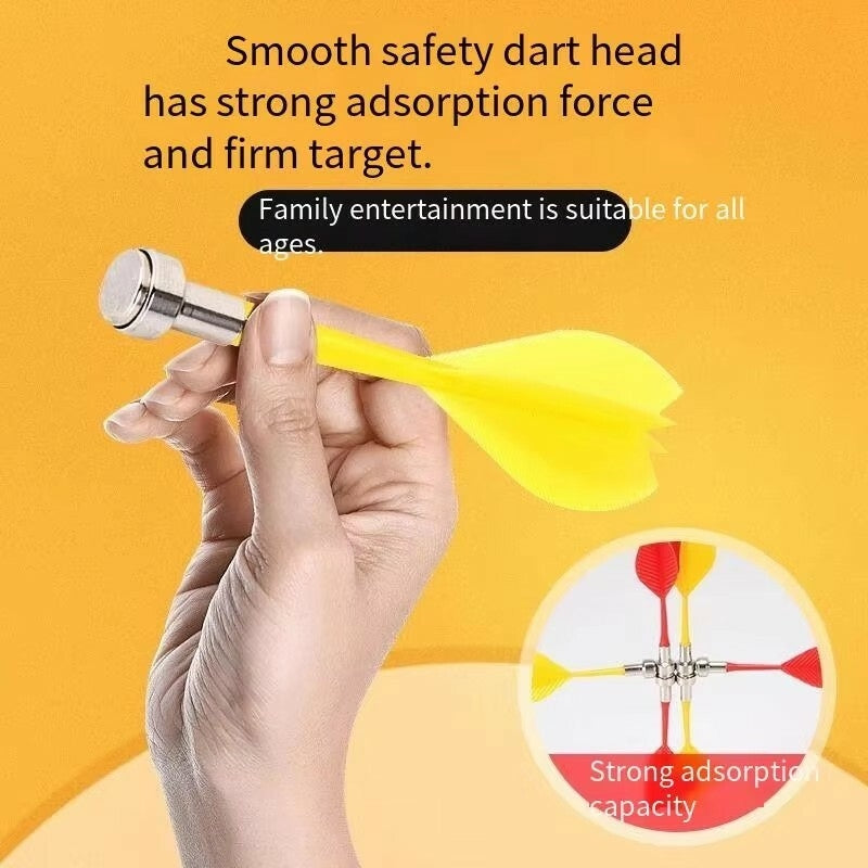 12-inch dartboard set - 9 powerful magnetic darts