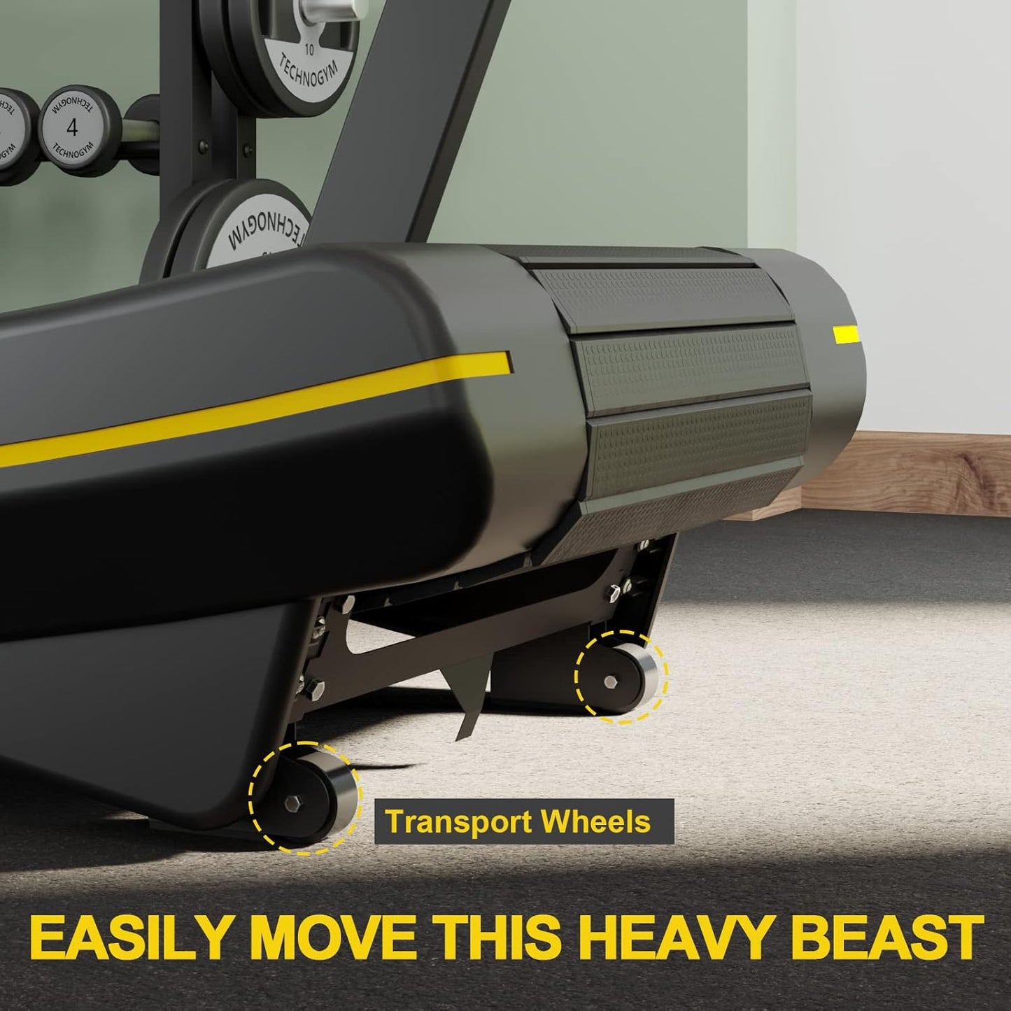 Commercial Curved Manual Treadmill