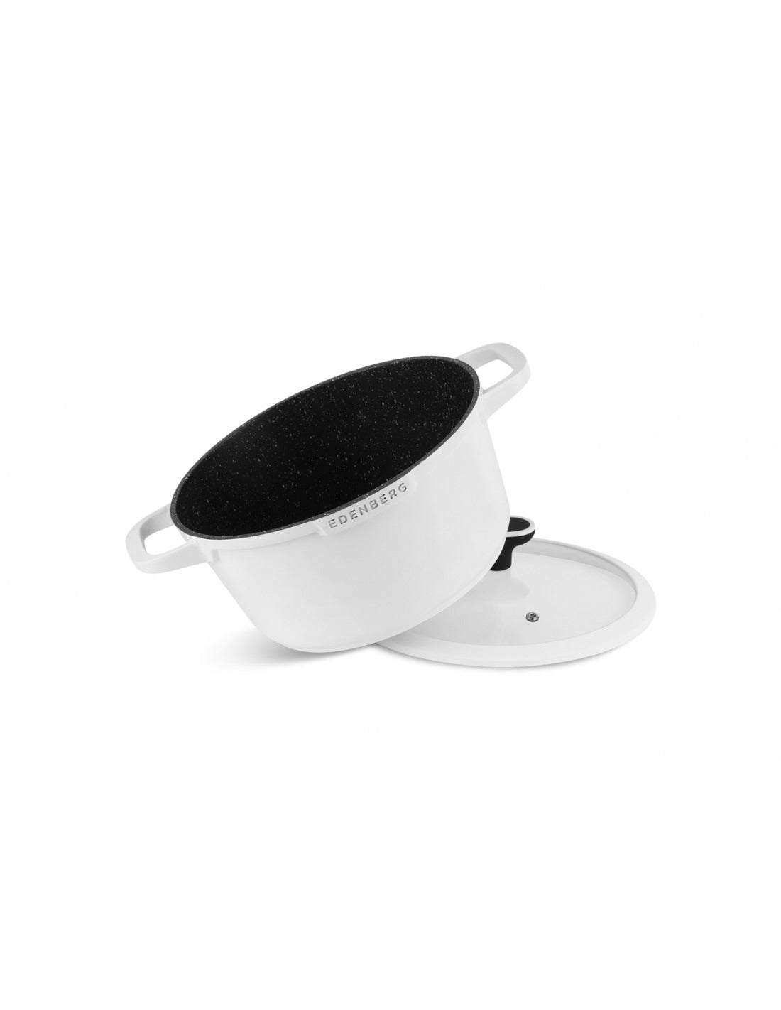 Edenberg 12-Piece Luxury Cookware Set – Marble Coated Forged Aluminum Pots & Pans