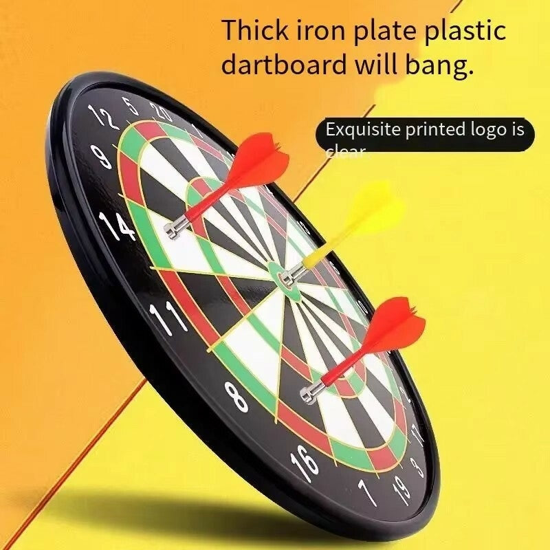 12-inch dartboard set - 9 powerful magnetic darts