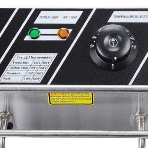 Nunix  Double Tank 6+6LT CHIPS/CHICKEN Stainless Steel double Deep Fryer