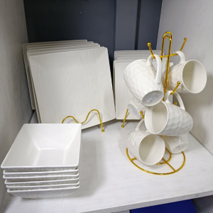 24pcs Square B Dinner Set