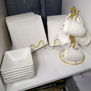 24pcs Square A Dinner Set