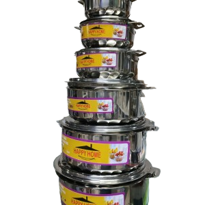 6pcs Stainless Hot Pots