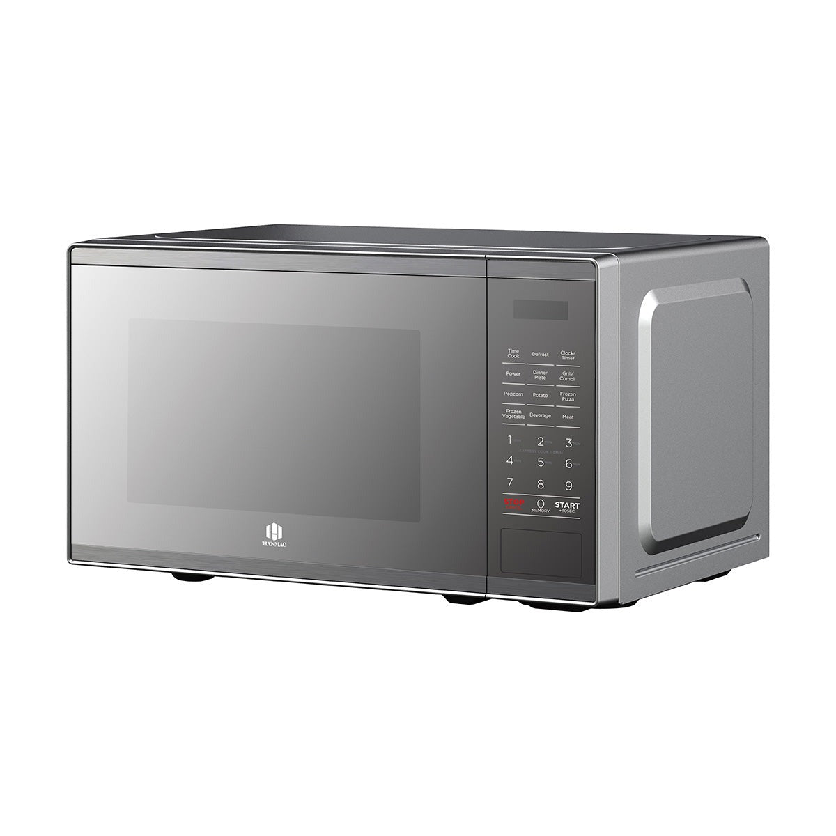 Hanmac HMR20EG3 20L Digital Grill Microwave – 700W Digital Grill, 11 Power Levels, 99-Min Timer, Defrost & Child Lock