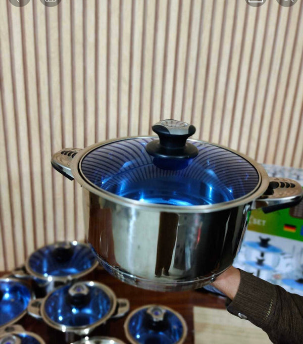 MARWA 30-Piece Stainless Steel Cookware Set.