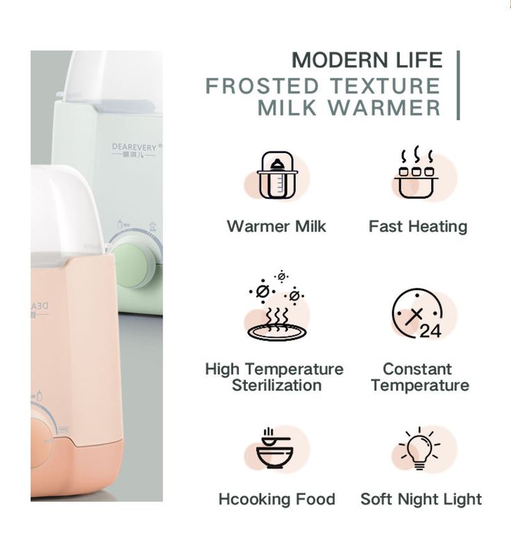 Multi-Function Portable Baby Milk Bottle Warmer Intelligent Baby Bottle Sterilizer